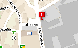 Mapa provozovny